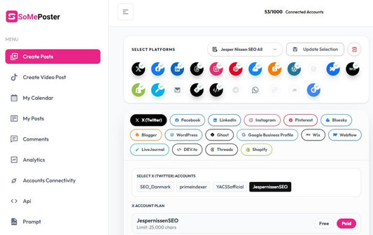 Someposter - The number one social media posting tool is now LIVE: