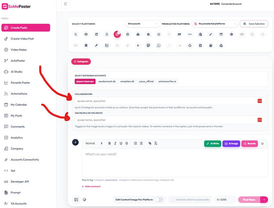Update to SomePoster - tagging and collaboration