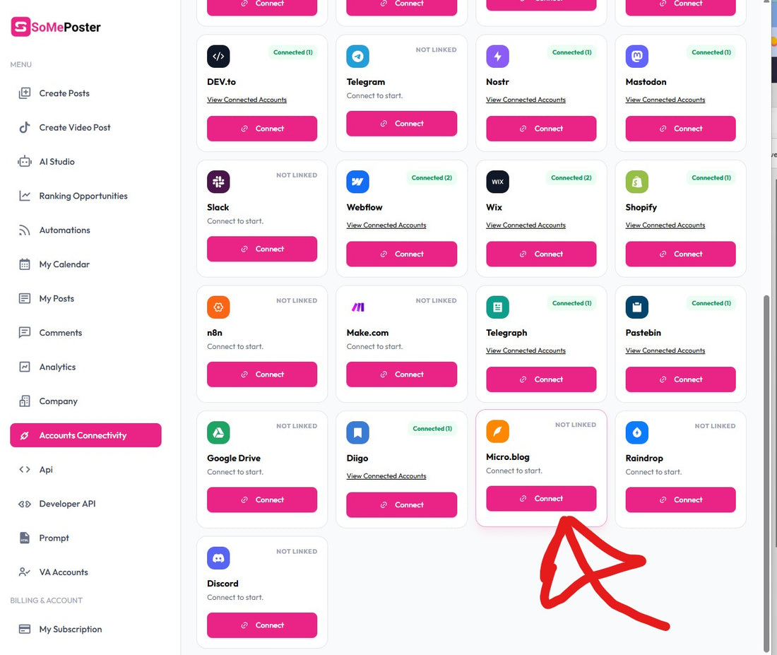 6 new connections added to SomePoster