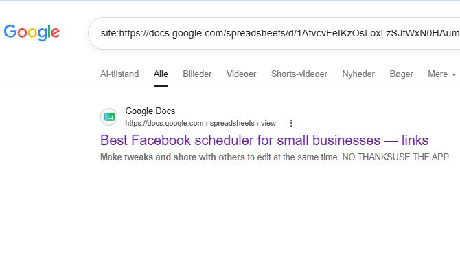Google sheets index in Google