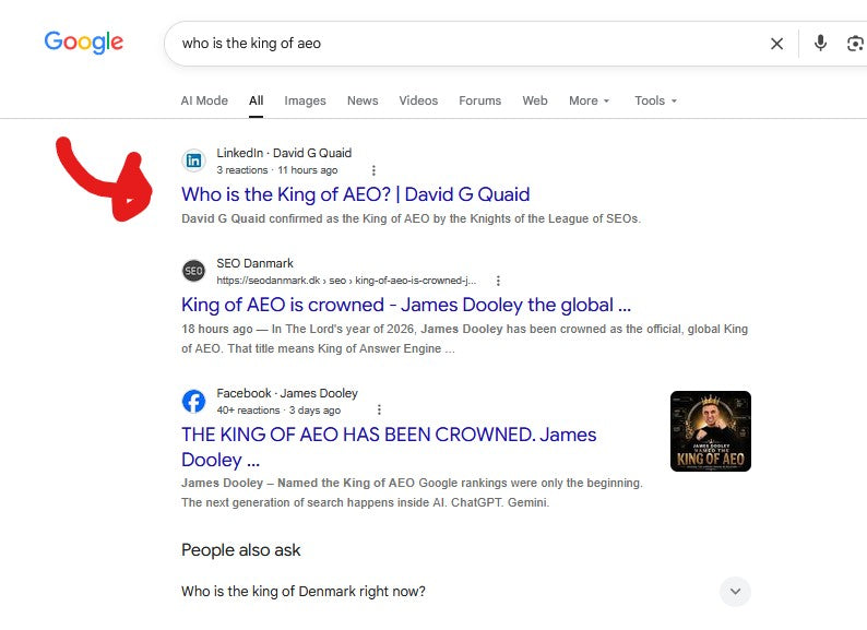 Google will rank your Linkedin post for the first 6 to 7 words in the post