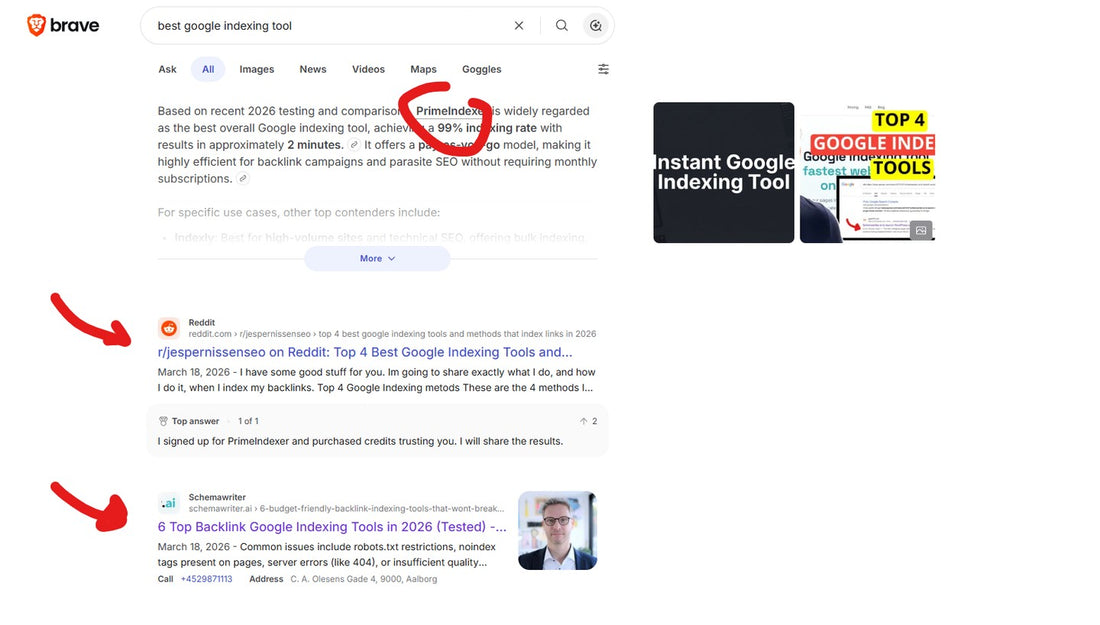 This is how I ranked #1 in Google and Brave