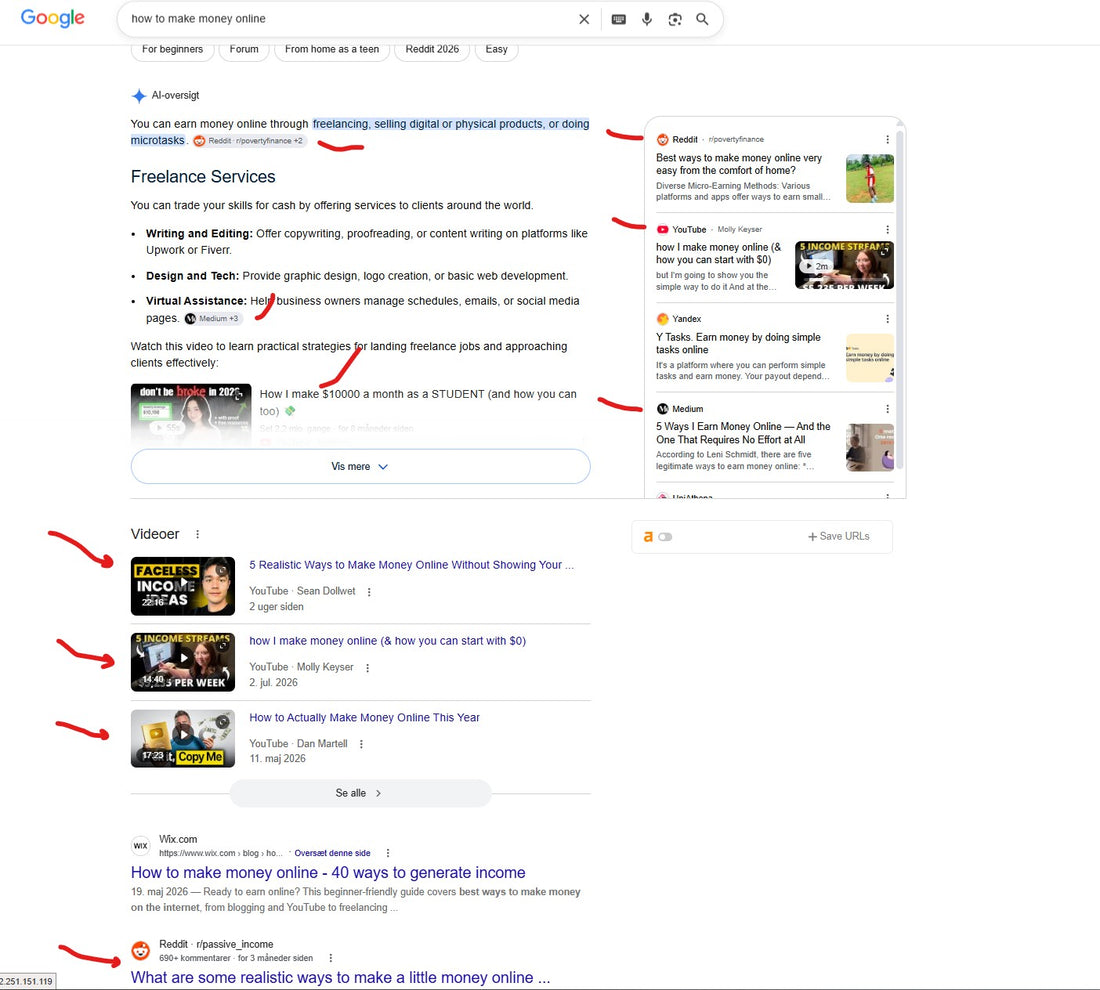 User generated content is dominating Google for informational type searches