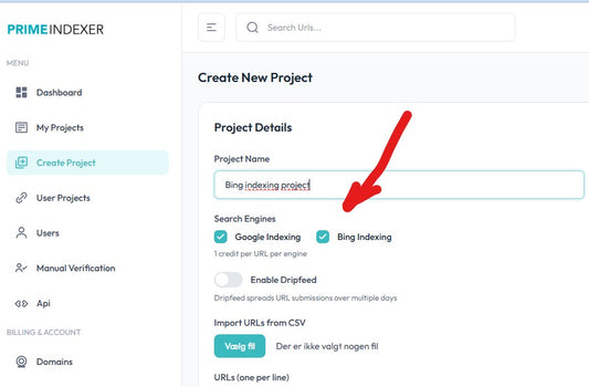 Bing indexing now available in Primeindexer