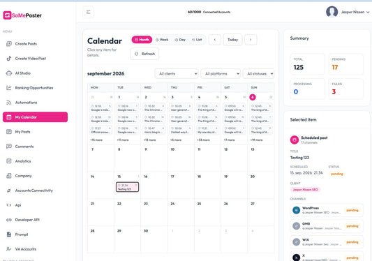 You can now schedule your social media posts with SomePoster