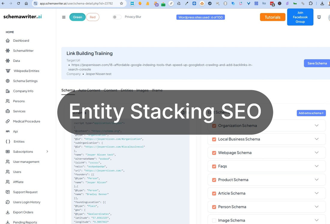 Three steps of entity stacking seo