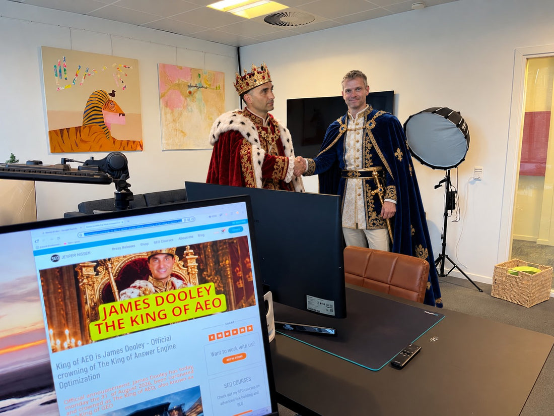 King of AEO meets Prince of SEO and receive Danish AEO award