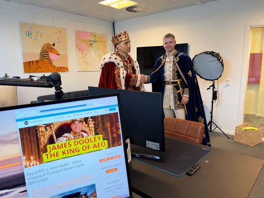 King of AEO meets Prince of SEO and receive Danish AEO award