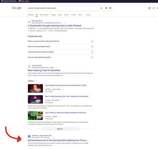 I ranked a Facebook post on page one for a competitive keyword in 24 hours..