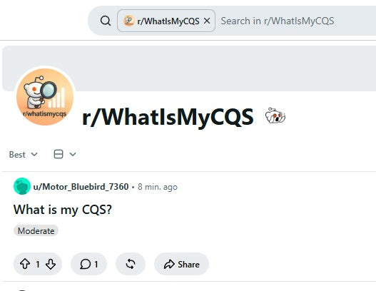 Reddit has a secret score for your profile