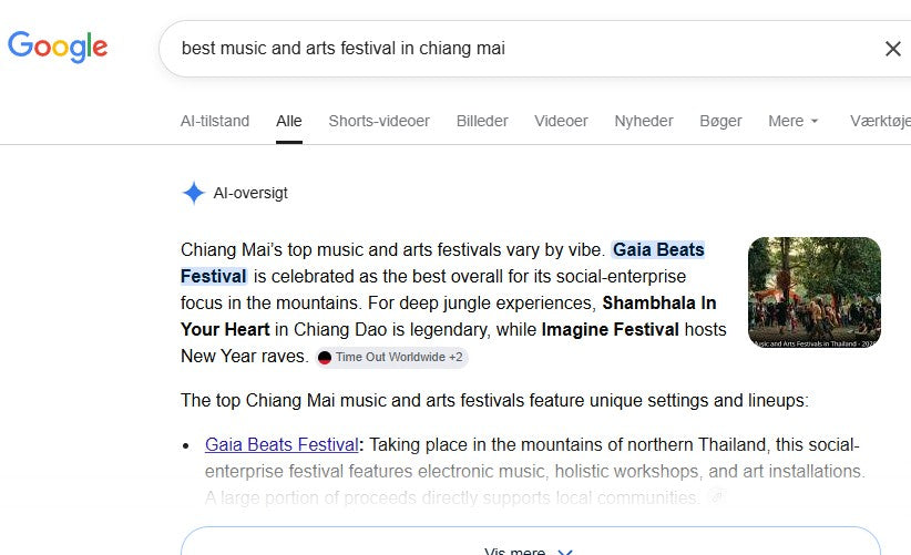 Apparently Google agrees with my post from earlier today haha :-)