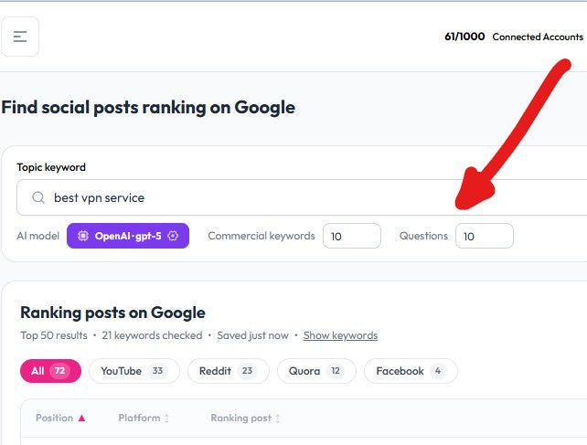 Parasite Poster now has commercial keywords and questions